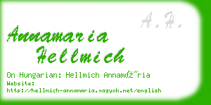 annamaria hellmich business card